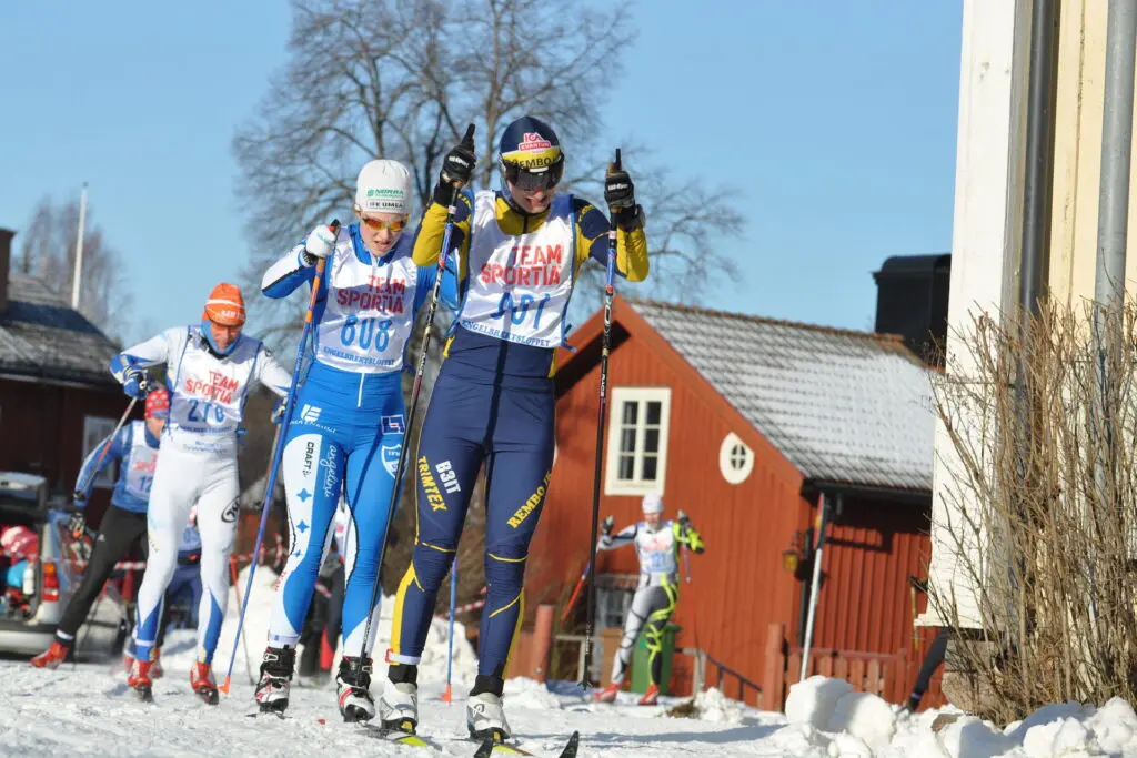 Bilden föreställer Engelbreksloppet i Norberg